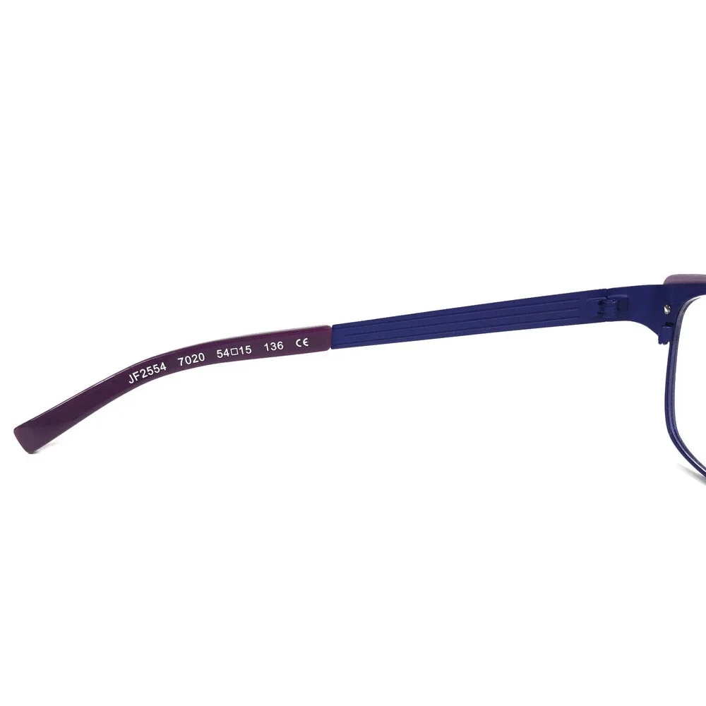 J.F. Rey Eyeglasses Frames JF2554 7020 Purple Blue Brown Tortoise 54-15-136